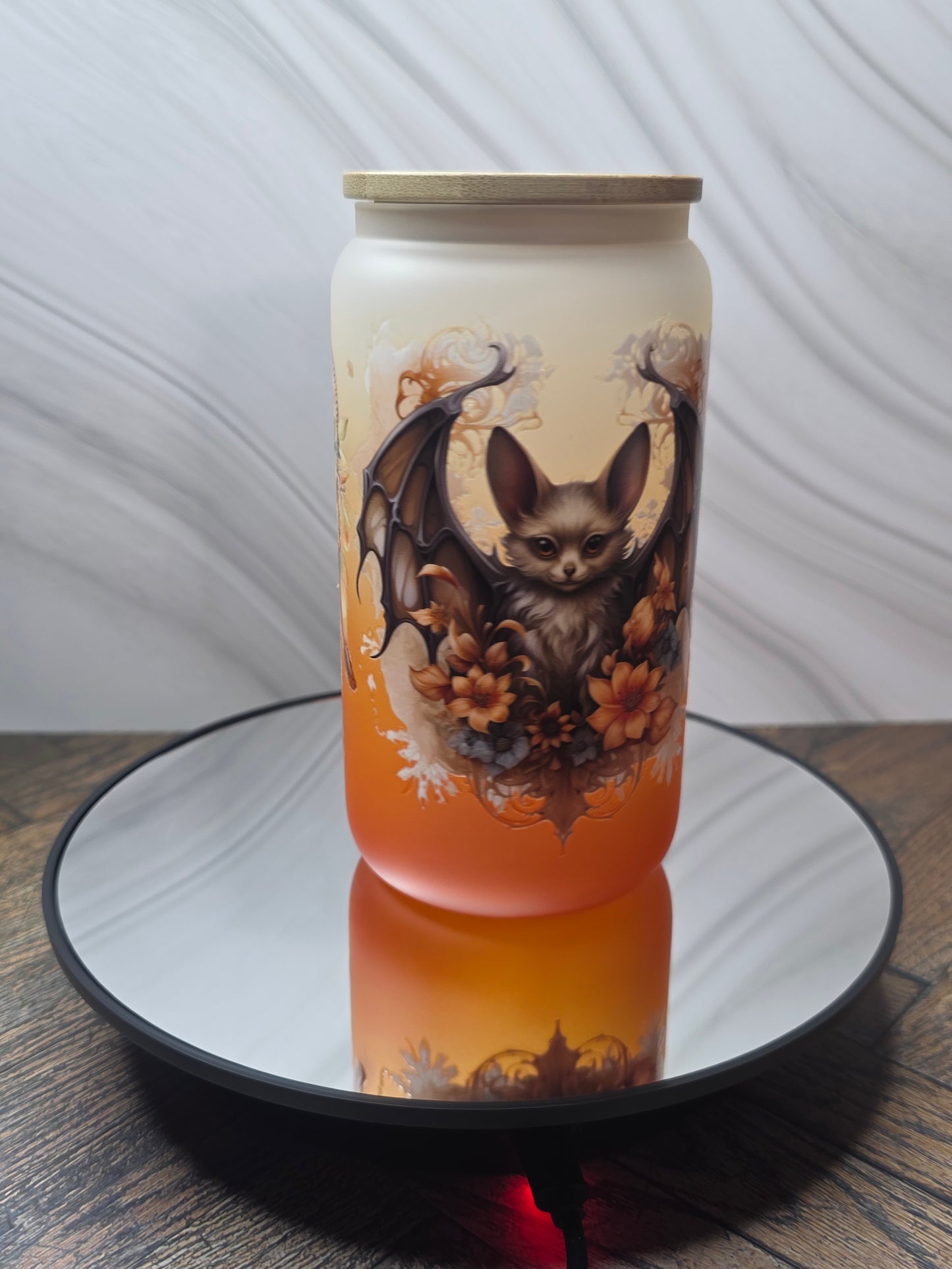 16oz Ombre Glass Tumbler