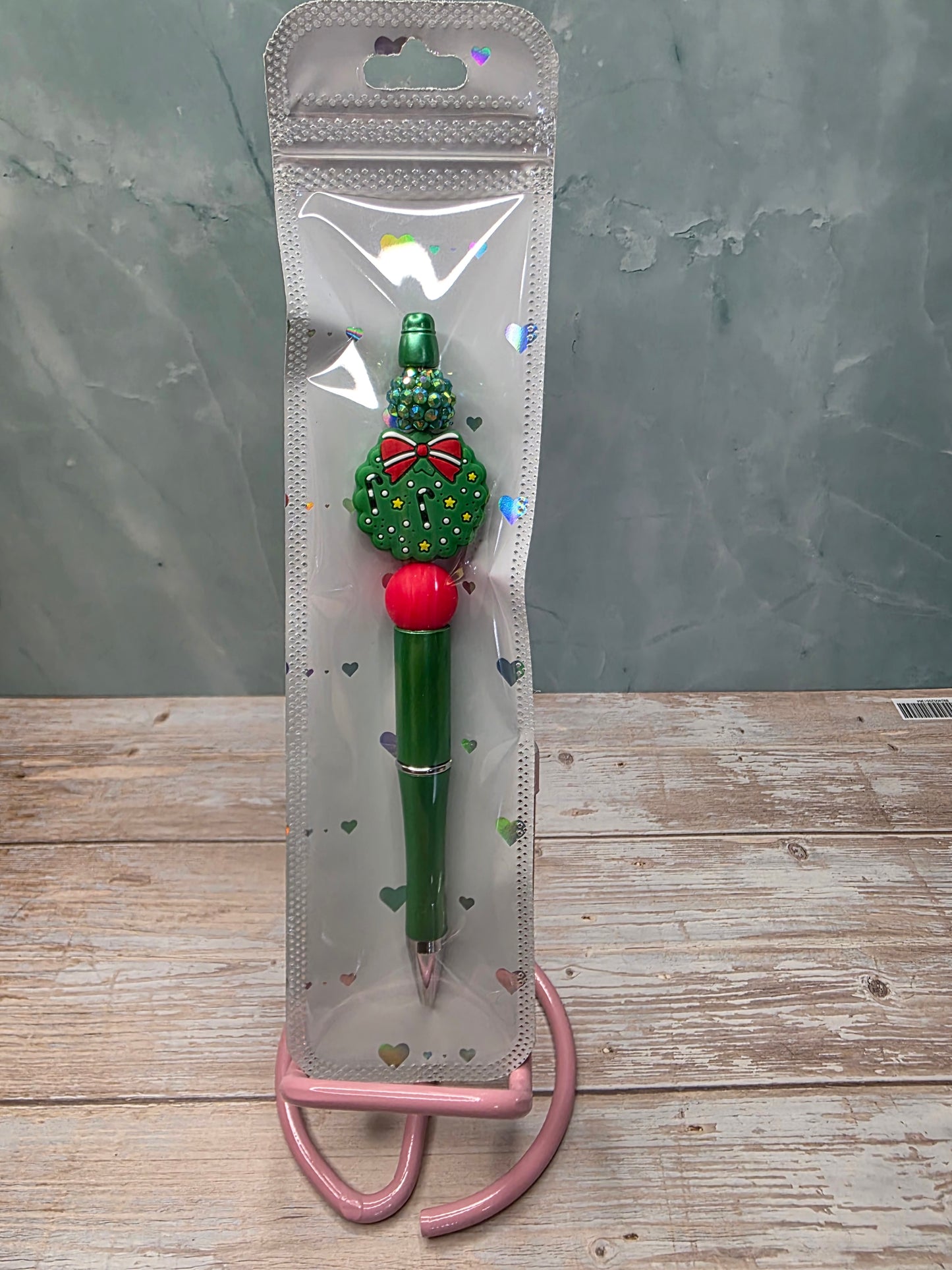 Christmas Theme Beadable Pens