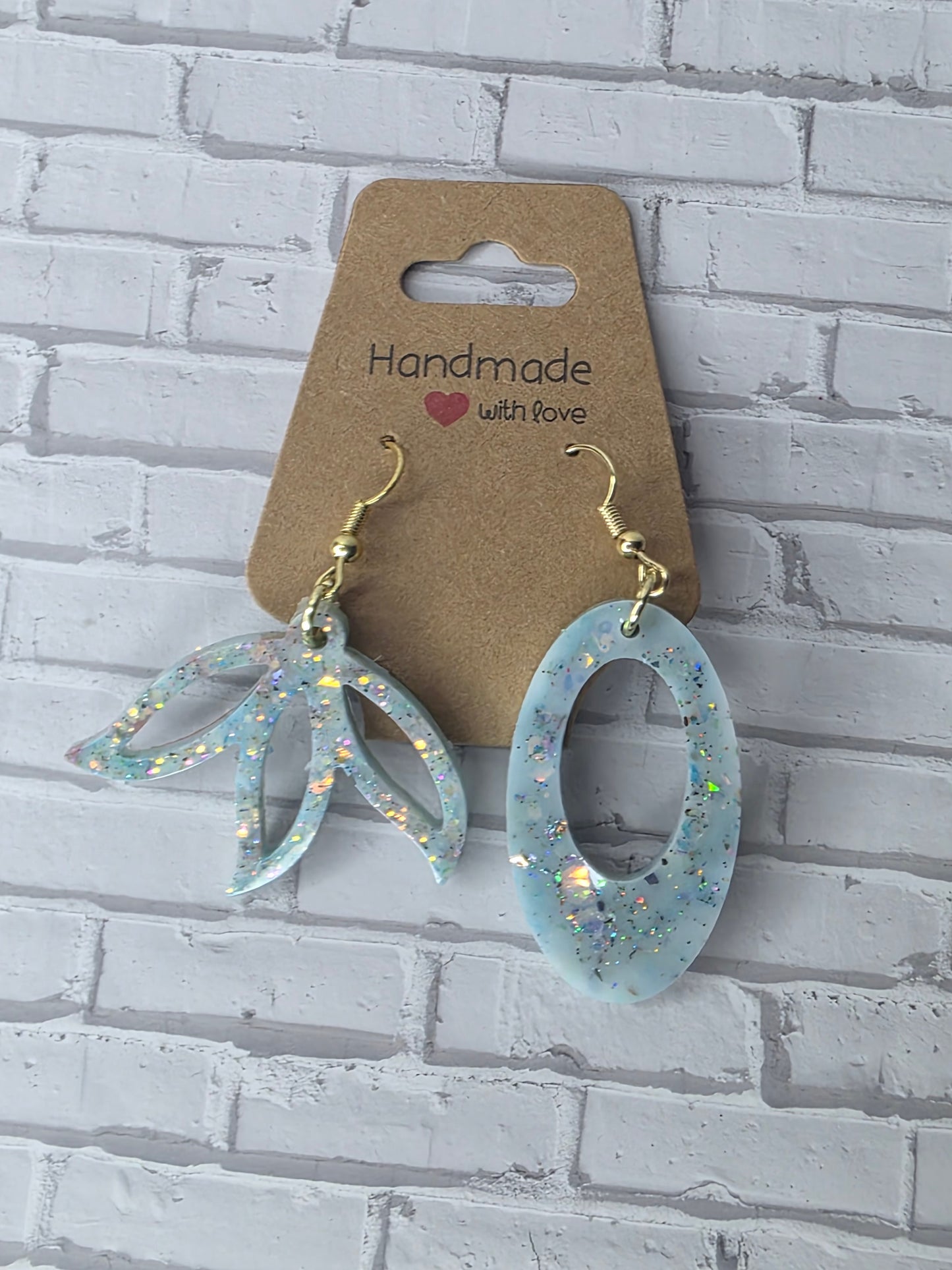 Resin Dangle Earrings