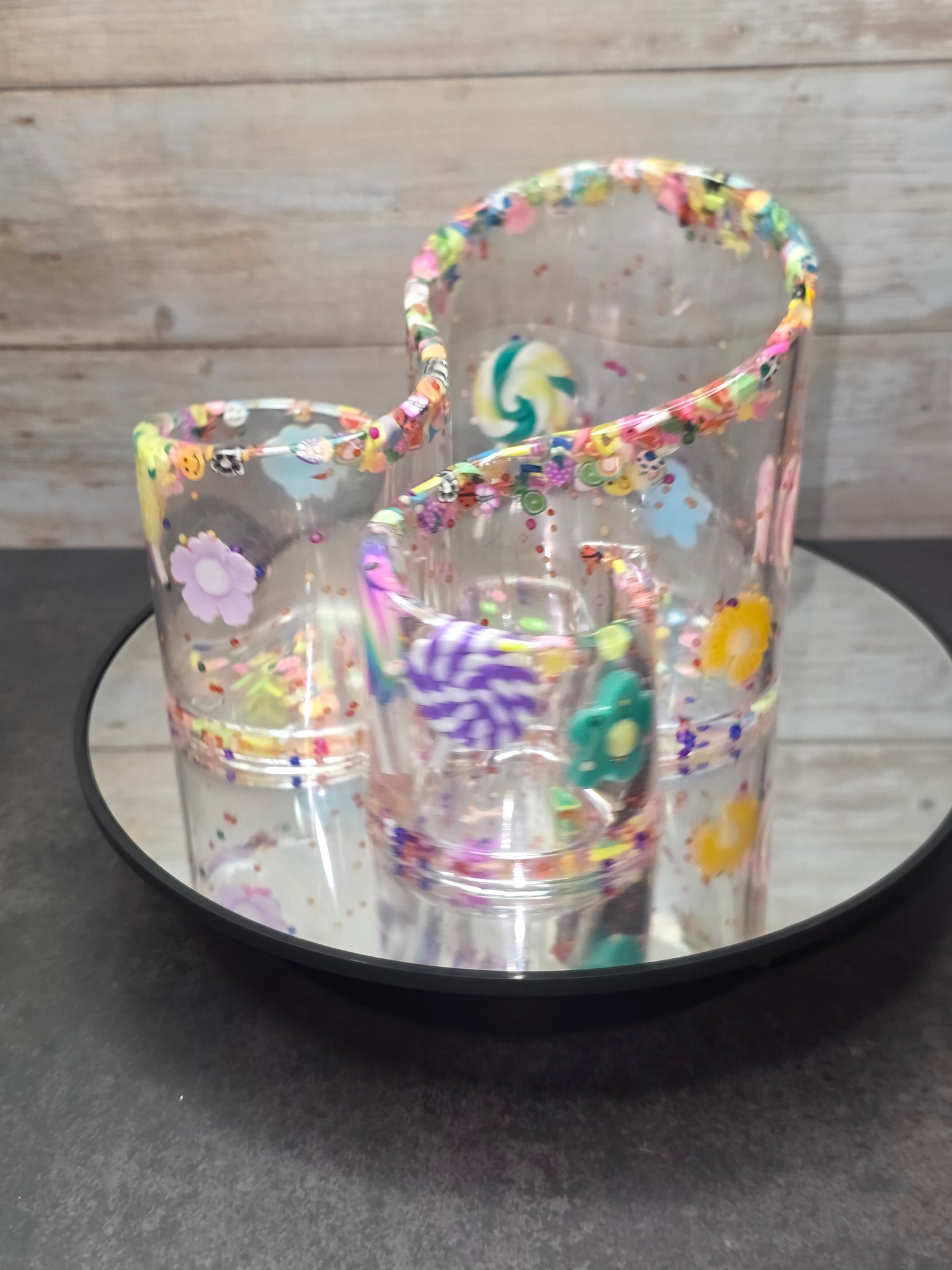 Unique Resin Cylinder Storage Holder