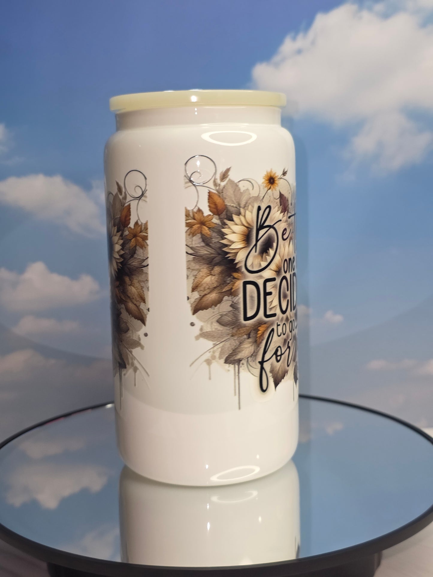16oz Colored Glass Single Layer Tumblers