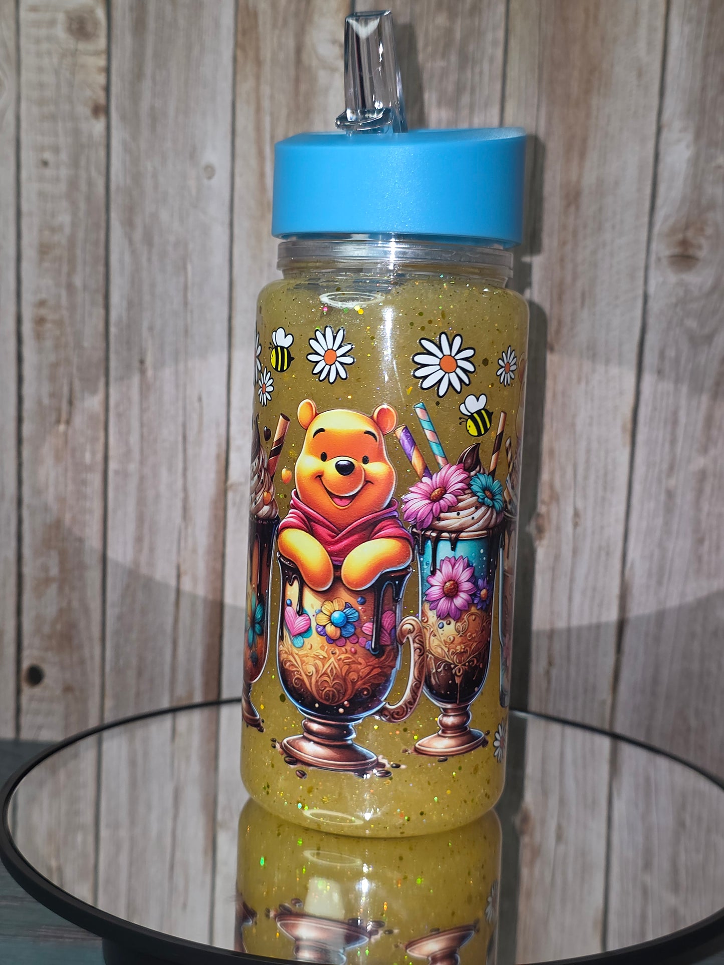 10 oz Plastic Snow Globe Tumbler for children