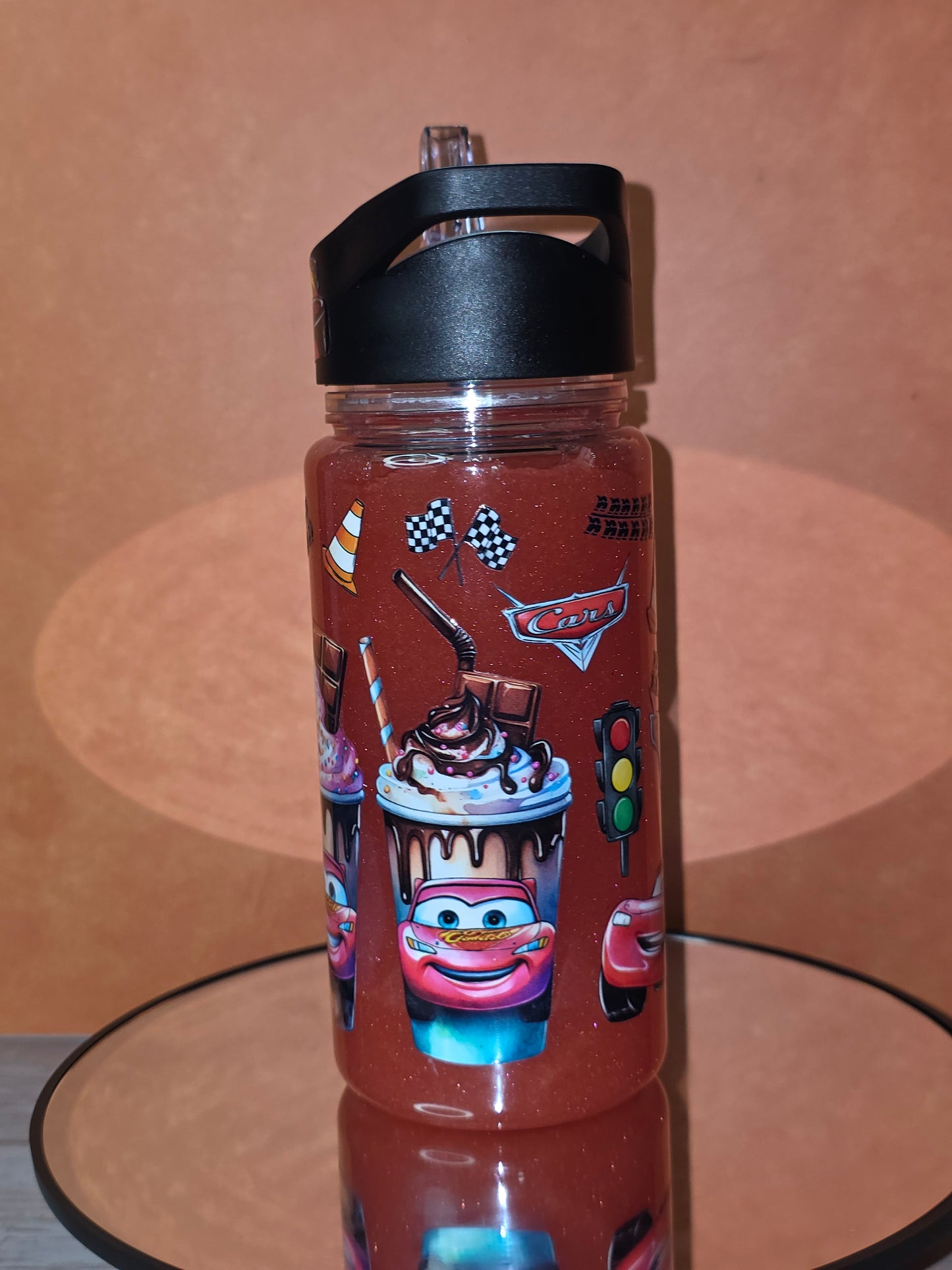 10 oz Plastic Snow Globe Tumbler for children
