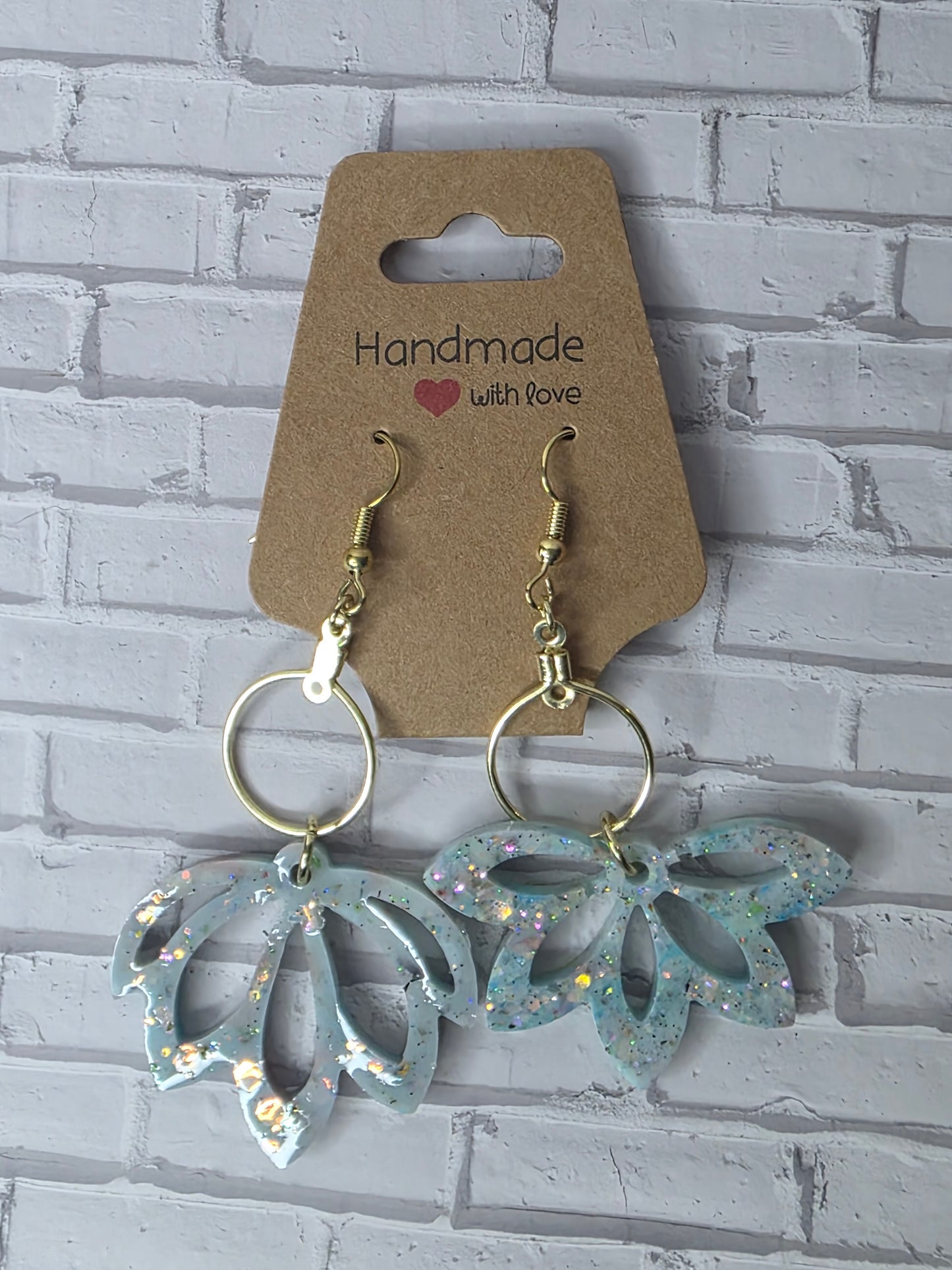Resin Dangle Earrings