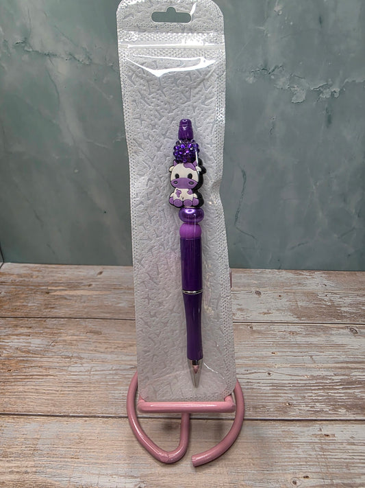 Cute Cow Theme Beadable Pens
