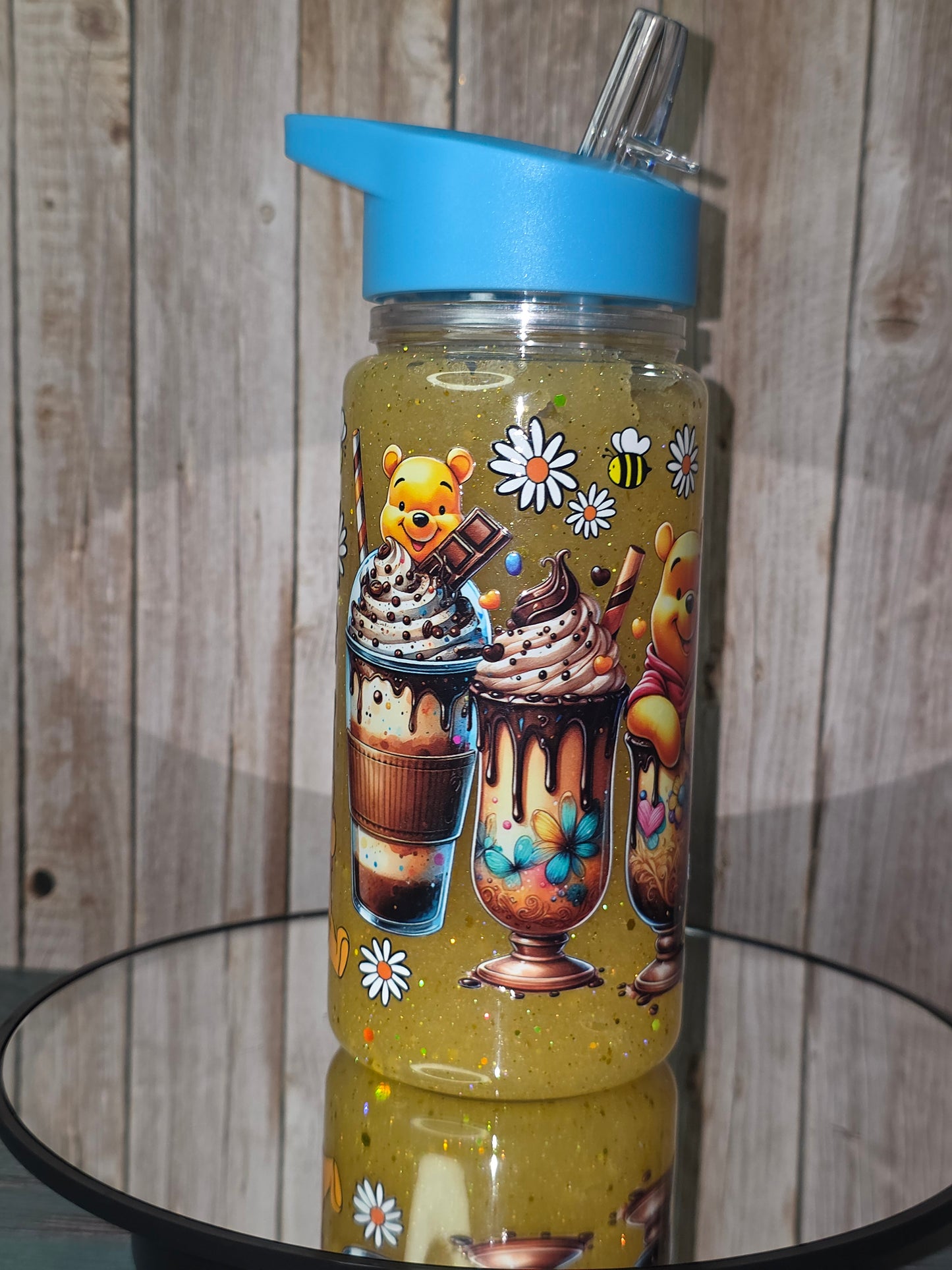 10 oz Plastic Snow Globe Tumbler for children