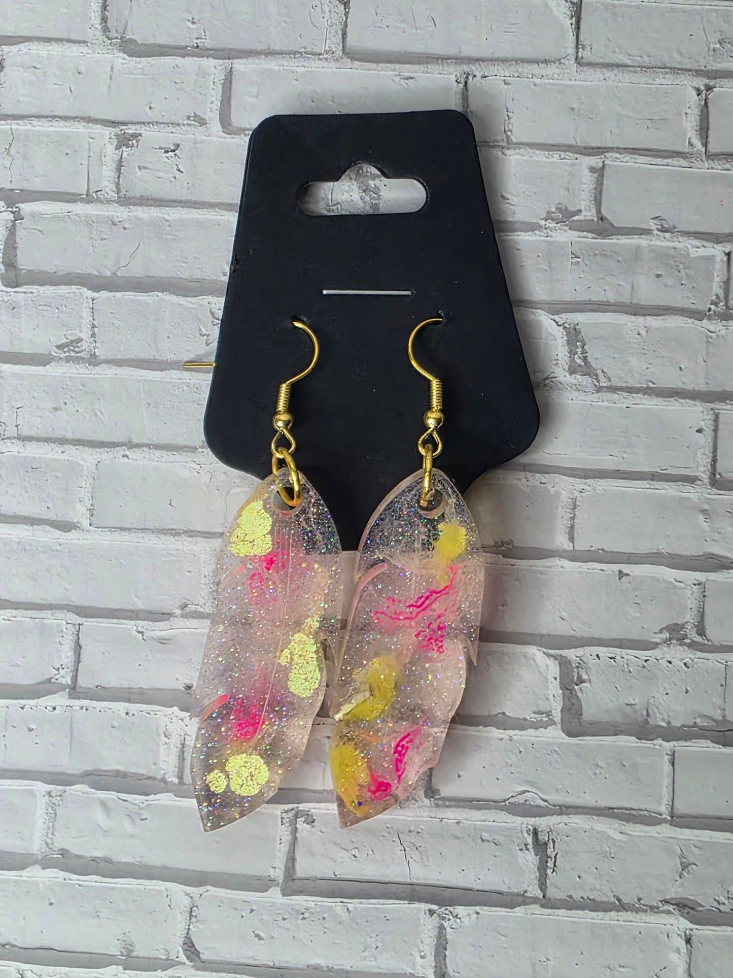 Resin Dangle Earrings