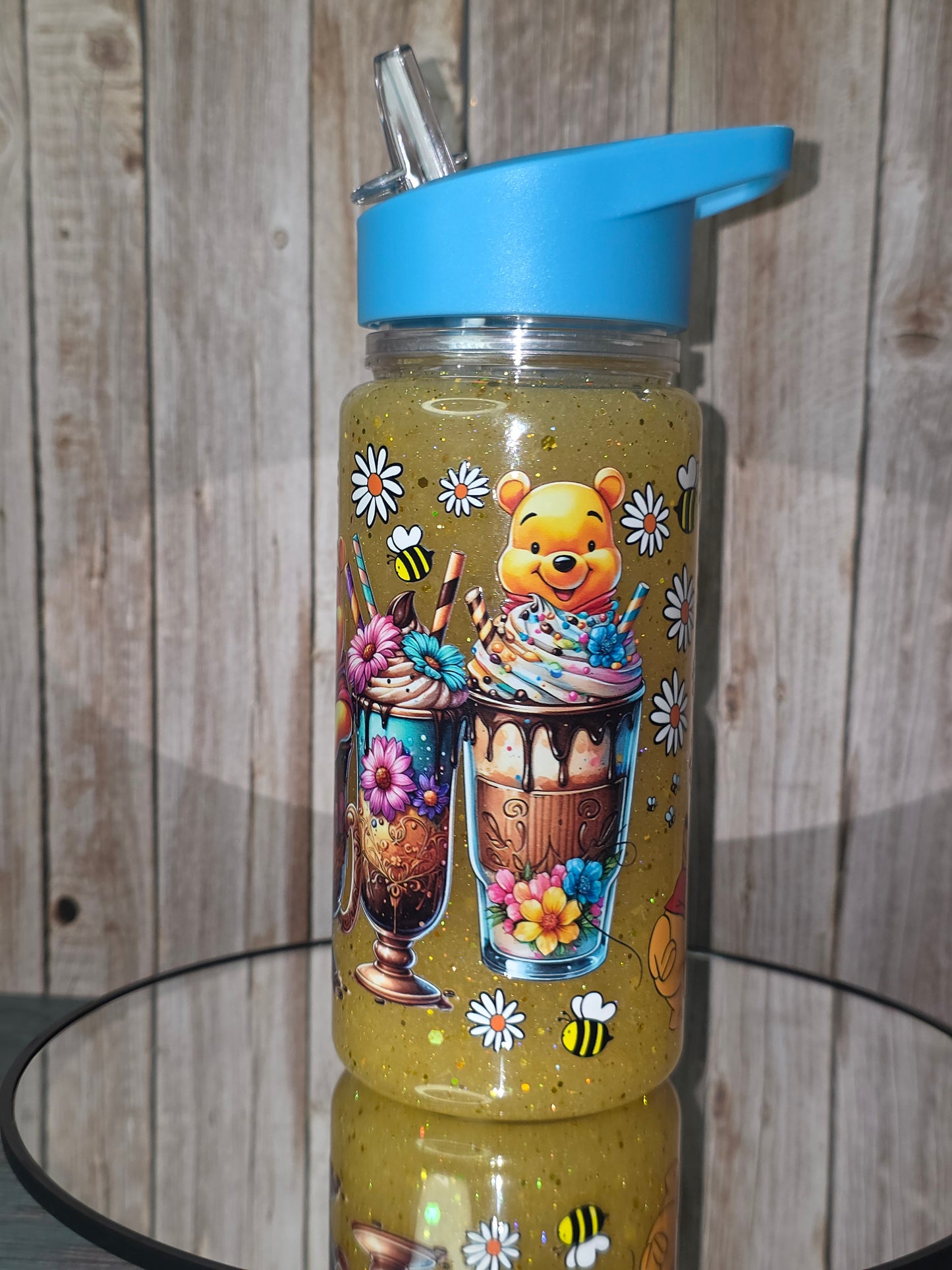 10 oz Plastic Snow Globe Tumbler for children