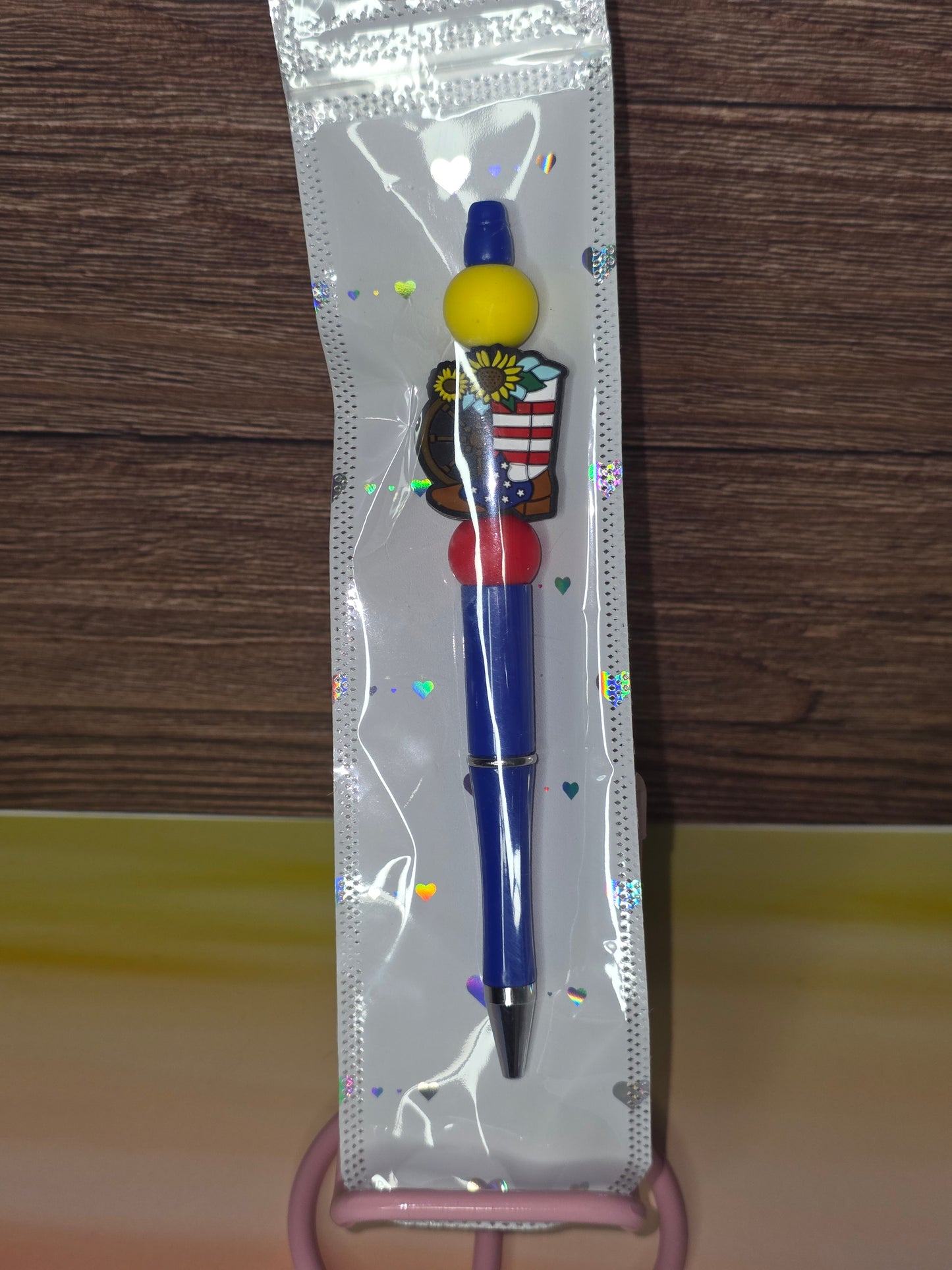 Country Theme Beadable Pens