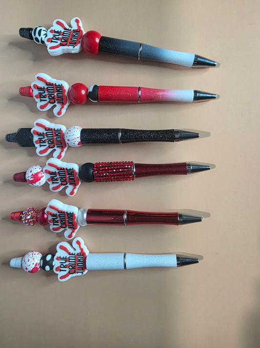 Halloween beadable pens