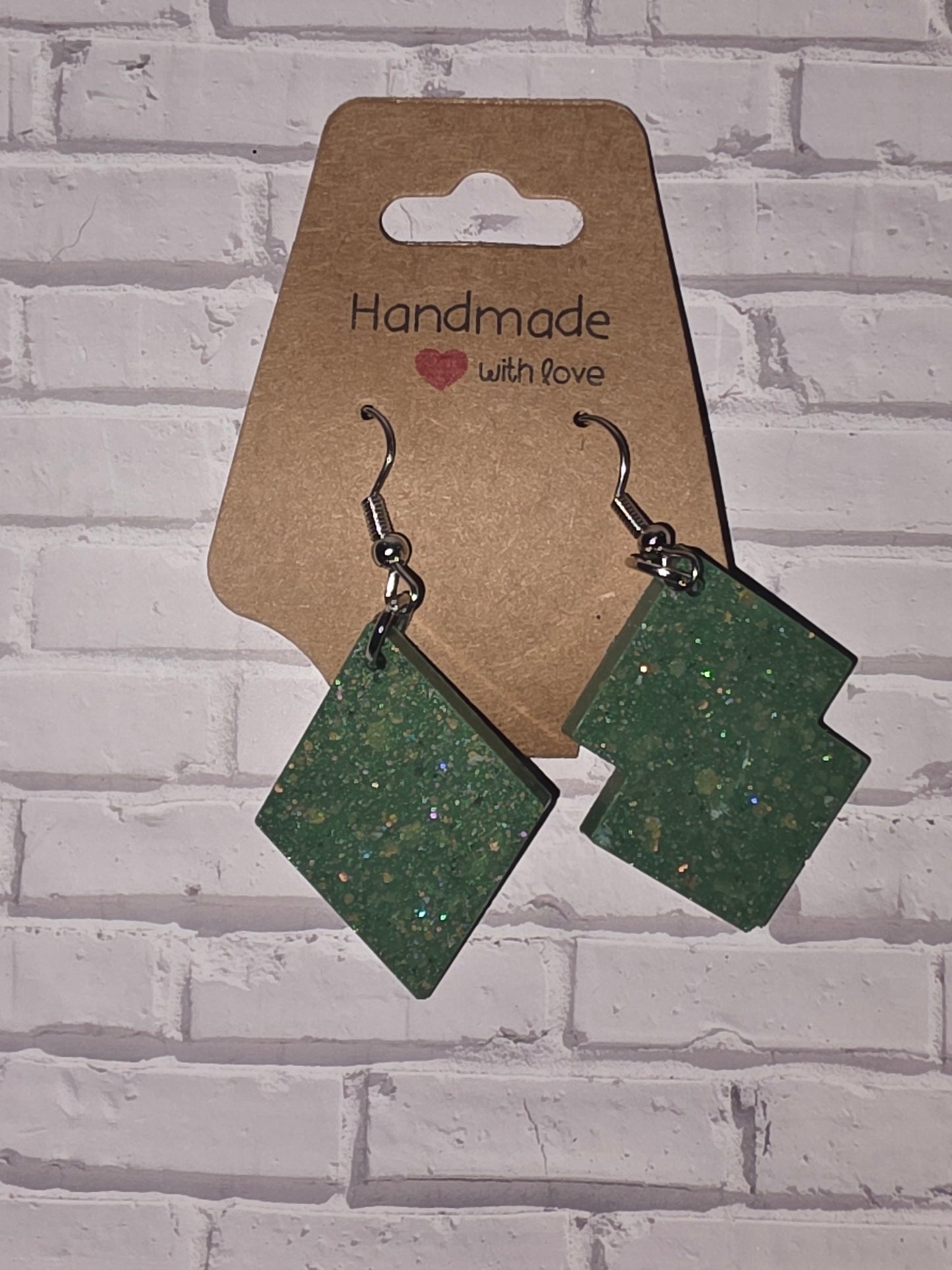 Resin Dangle Earrings