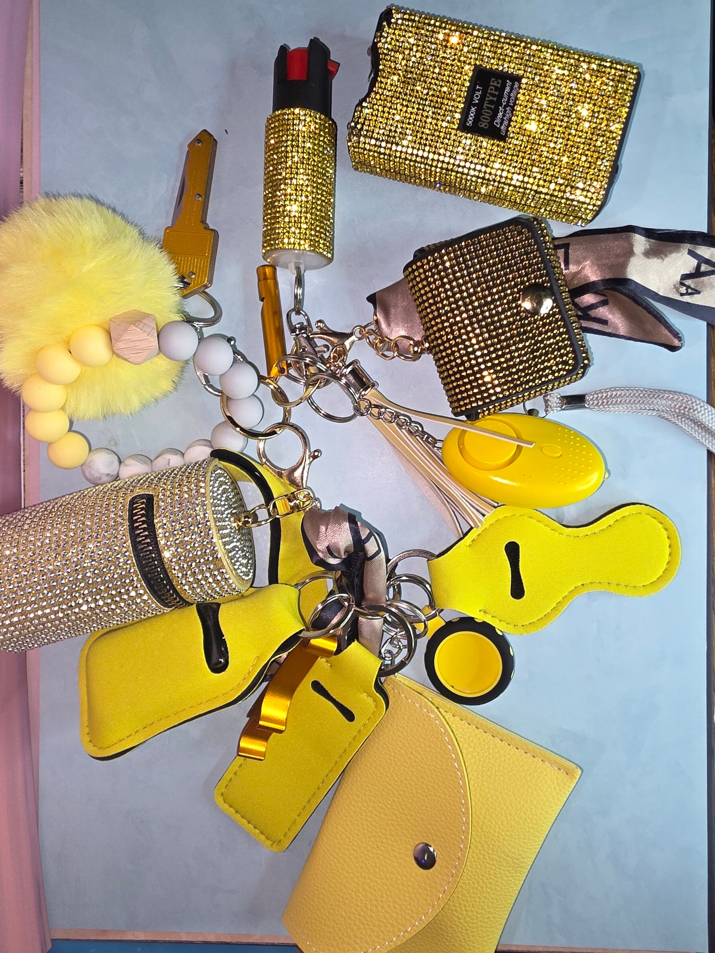 Safety Defense Keychain Sets