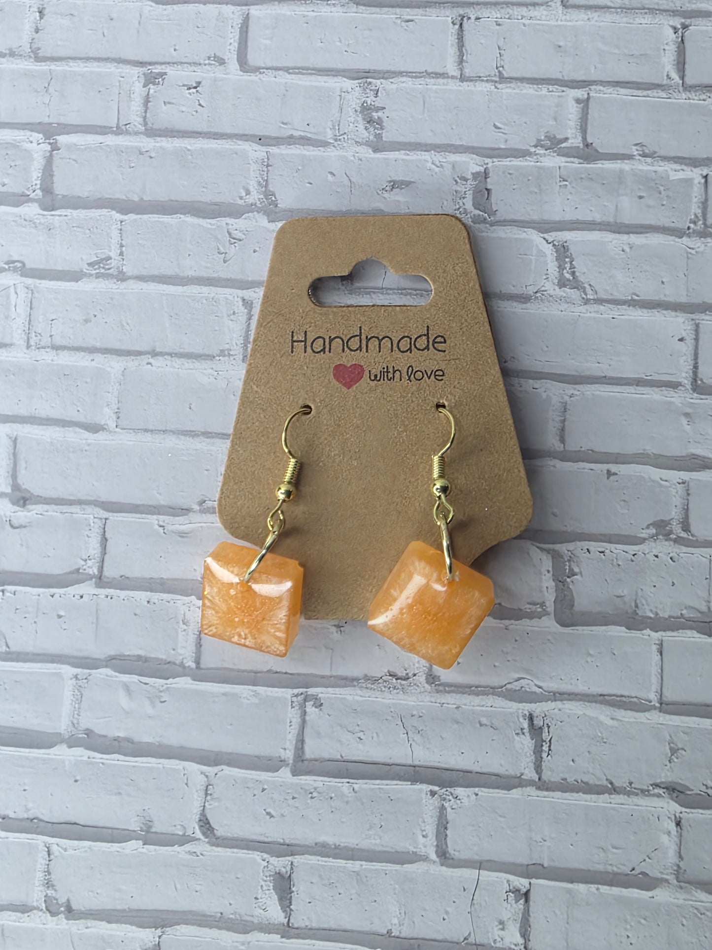 Resin Dangle Earrings