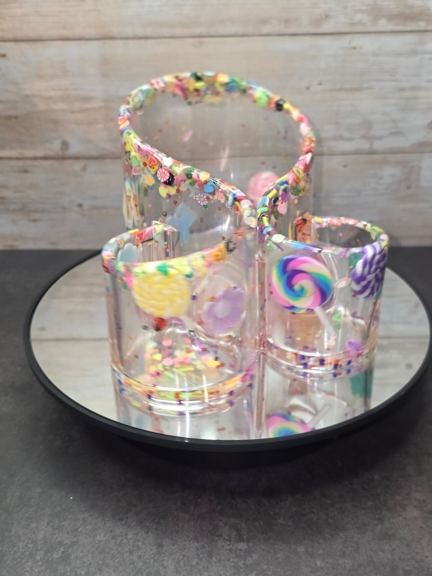 Unique Resin Cylinder Storage Holder