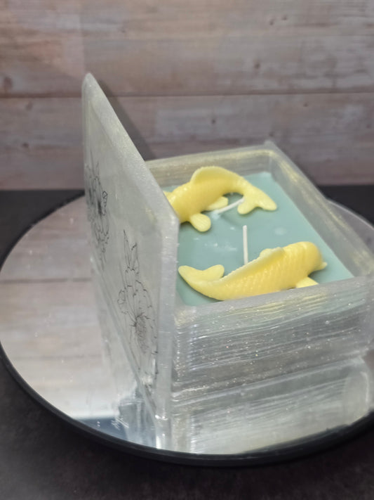 Resin Book with Candle