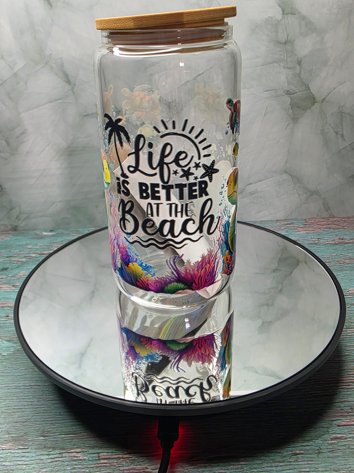 16oz Glass Single Layer Tumblers
