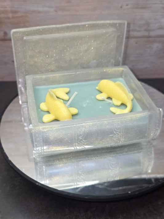 Resin Book with Candle