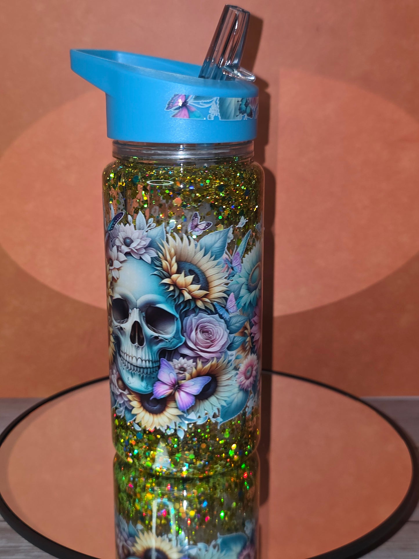 10 oz Plastic Snow Globe Tumbler for children