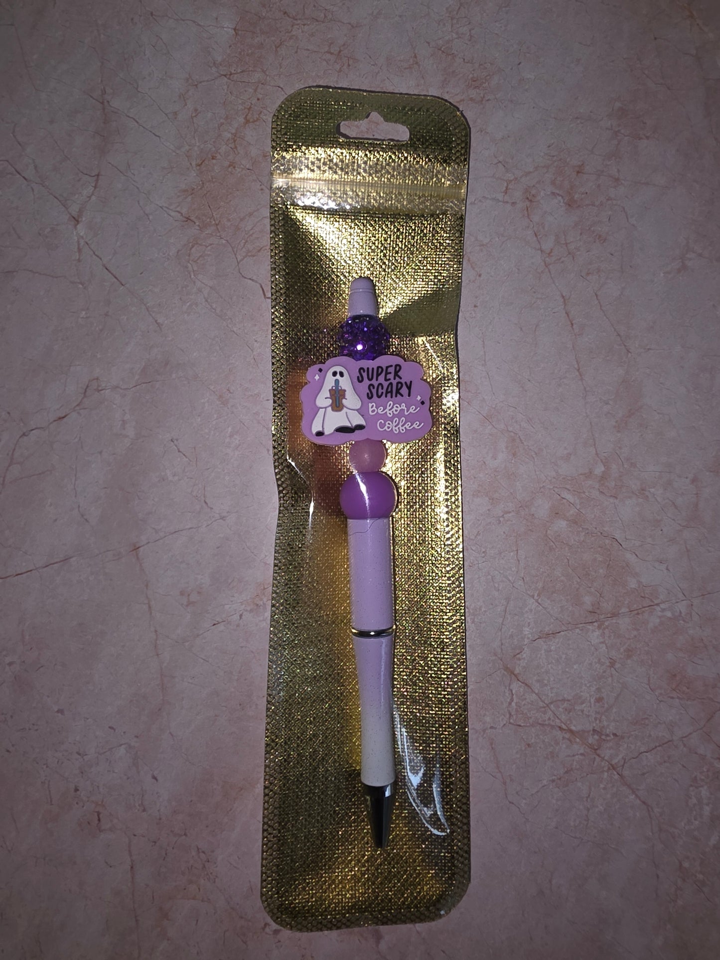 Halloween beadable pens