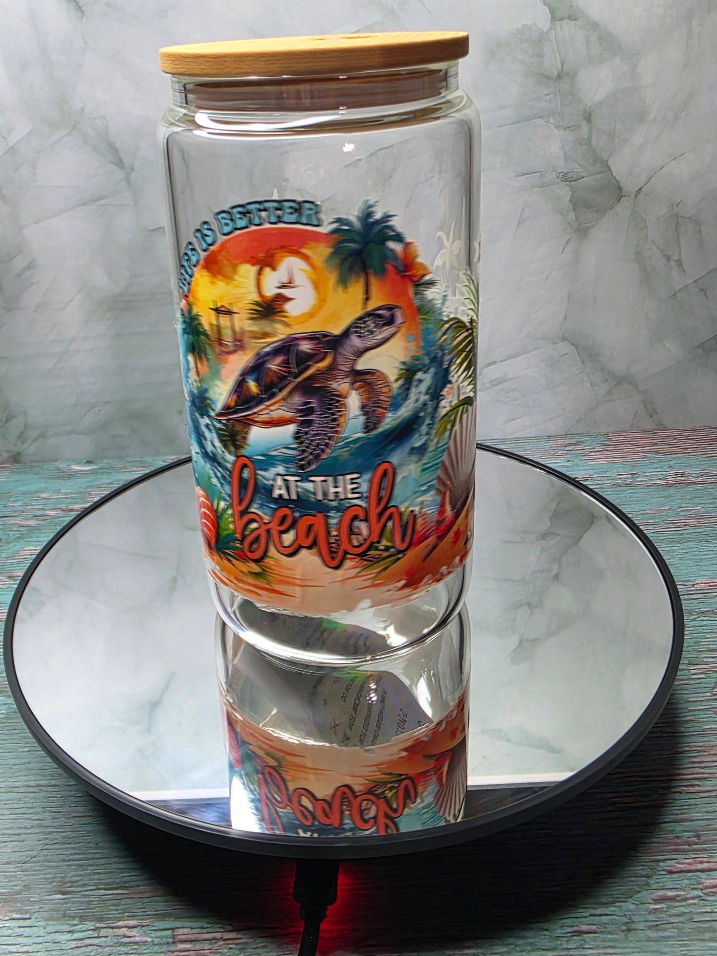 16oz Glass Single Layer Tumblers