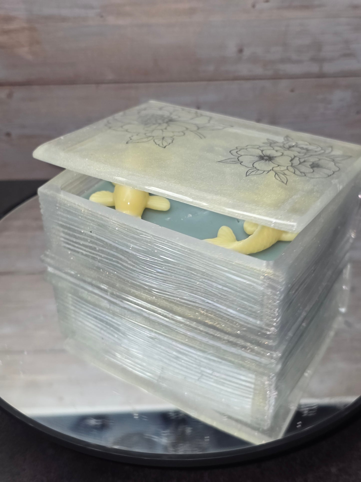 Resin Book with Candle