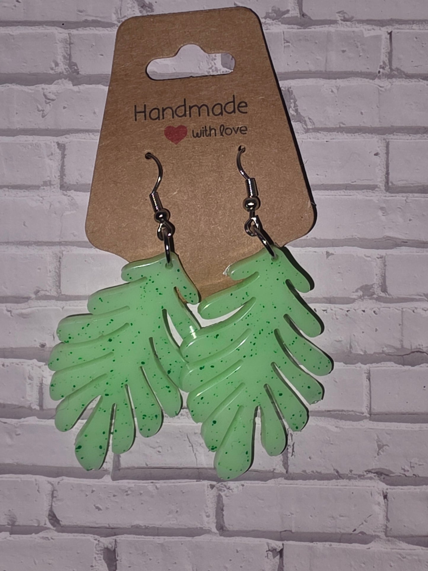 Resin Dangle Earrings