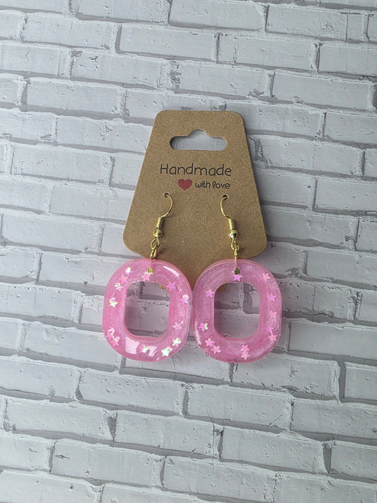 Resin Dangle Earrings