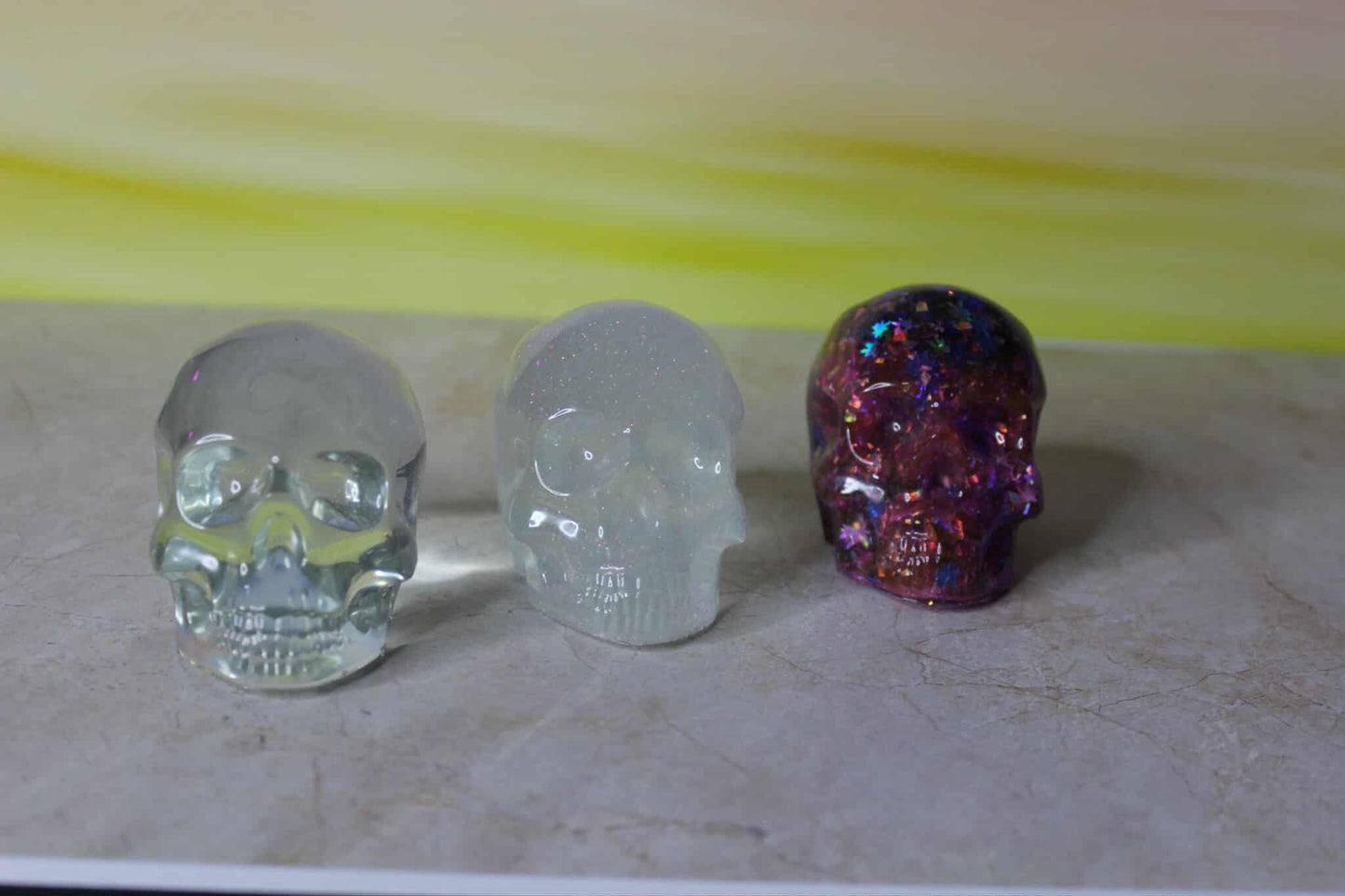Resin skulls