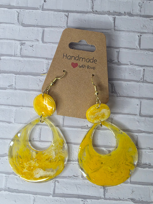Resin Dangle Earrings
