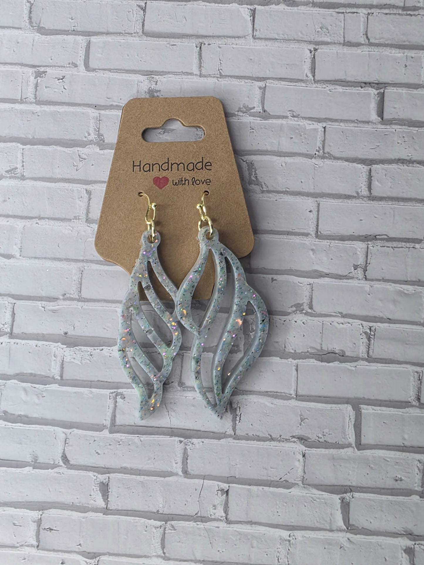 Resin Dangle Earrings