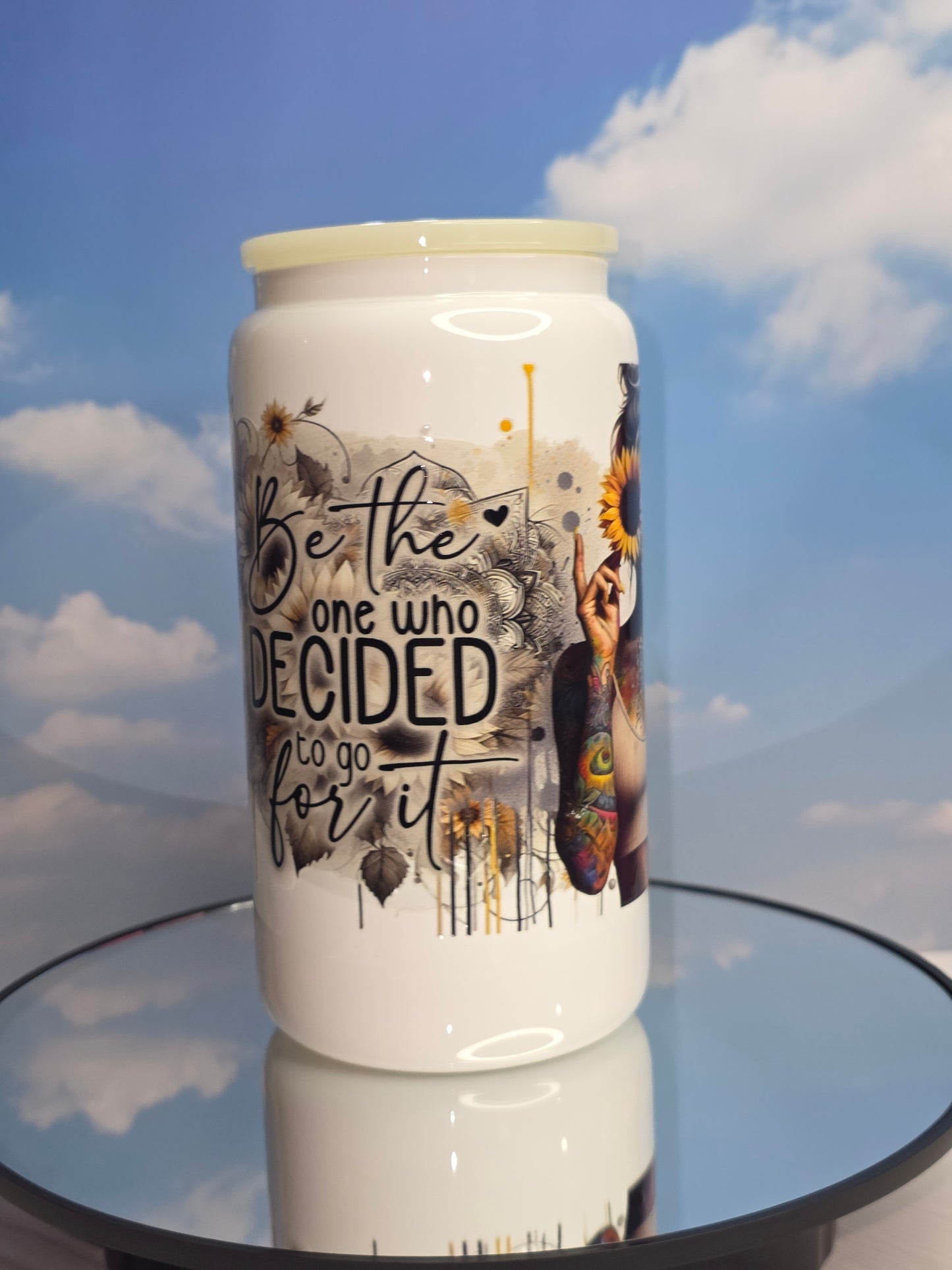 16oz Colored Glass Single Layer Tumblers