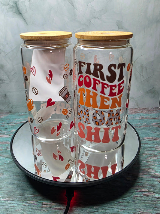 16oz Glass Single Layer Tumblers