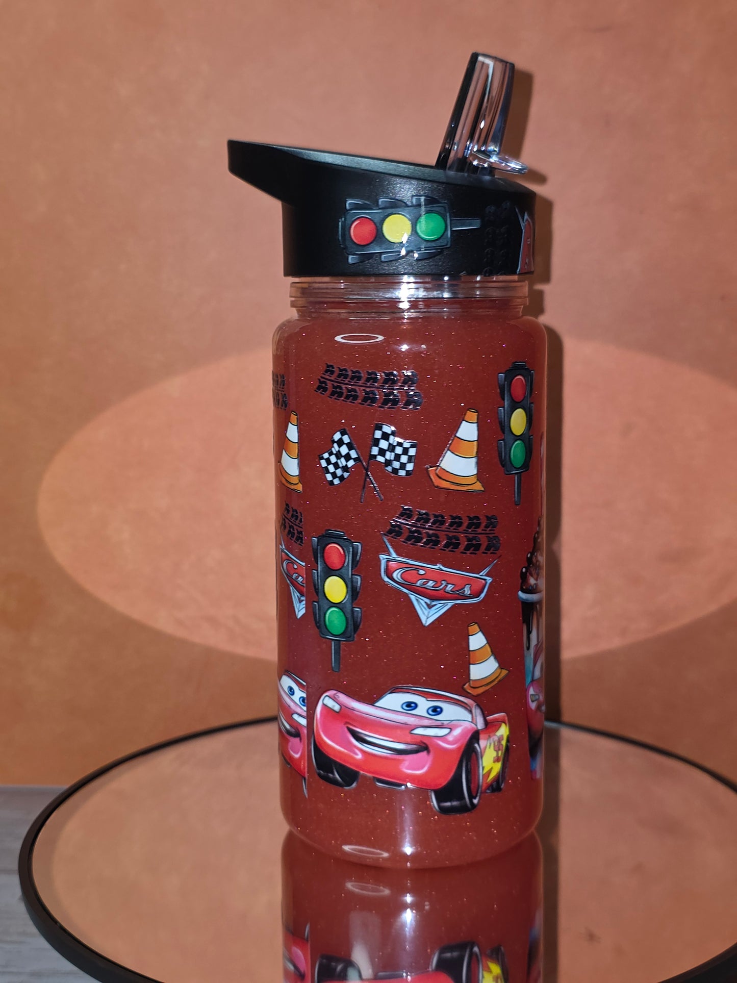 10 oz Plastic Snow Globe Tumbler for children