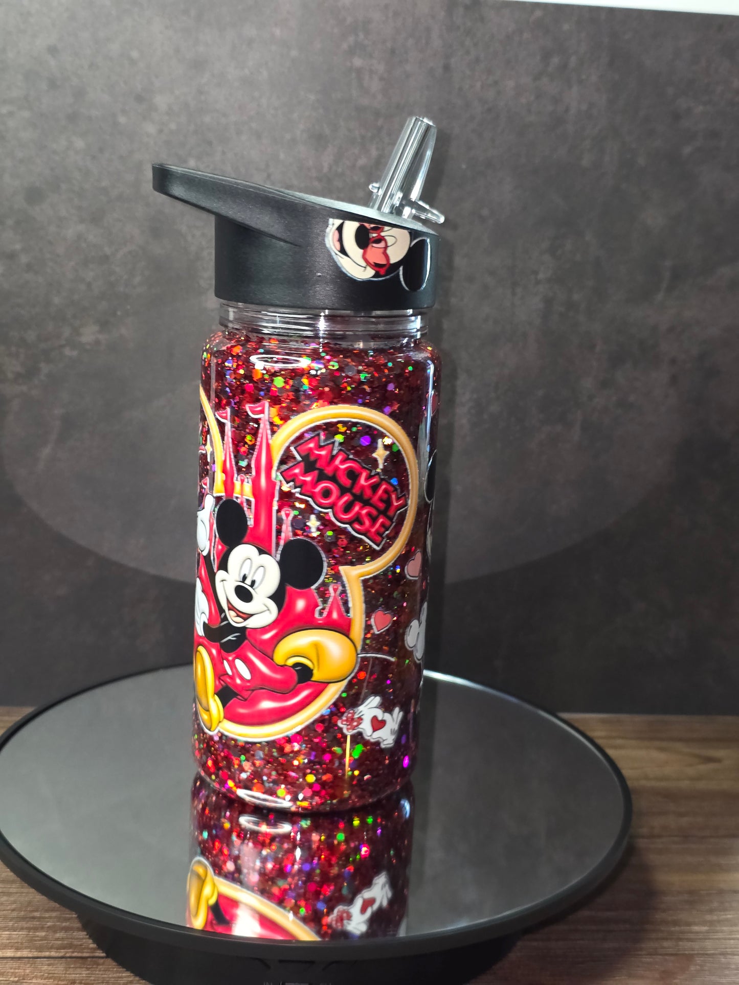 10 oz Plastic Snow Globe Tumbler for children