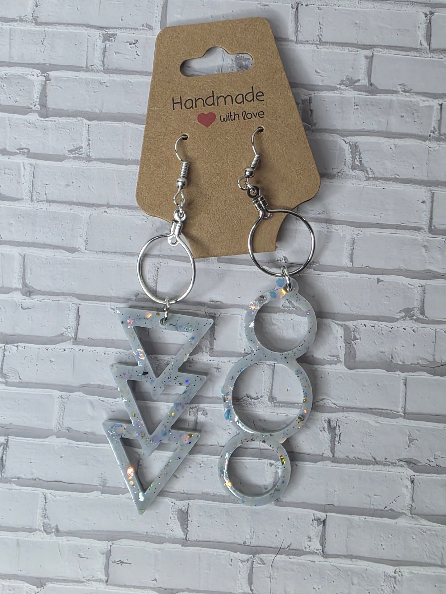 Resin Dangle Earrings
