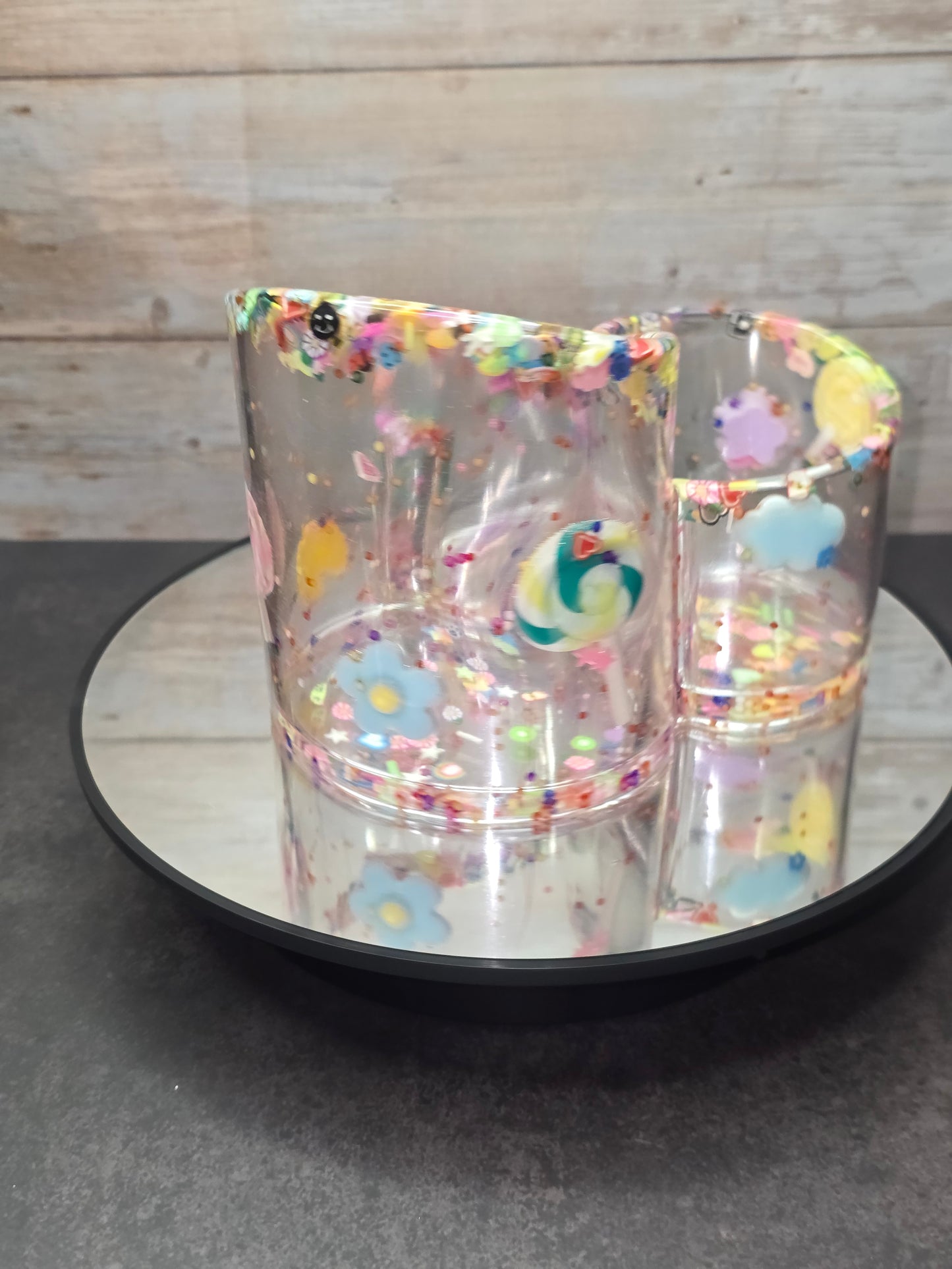 Unique Resin Cylinder Storage Holder