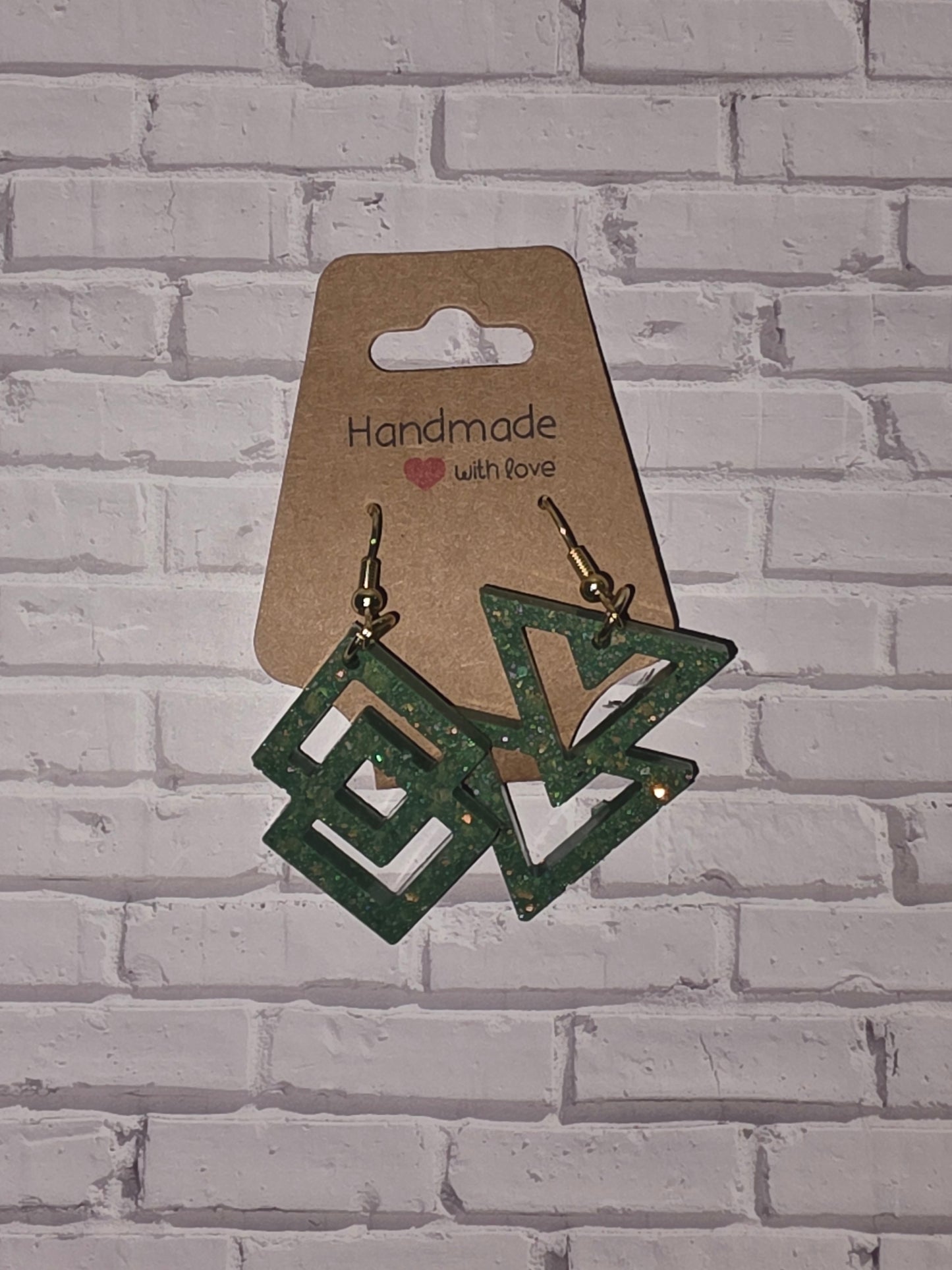 Resin Dangle Earrings