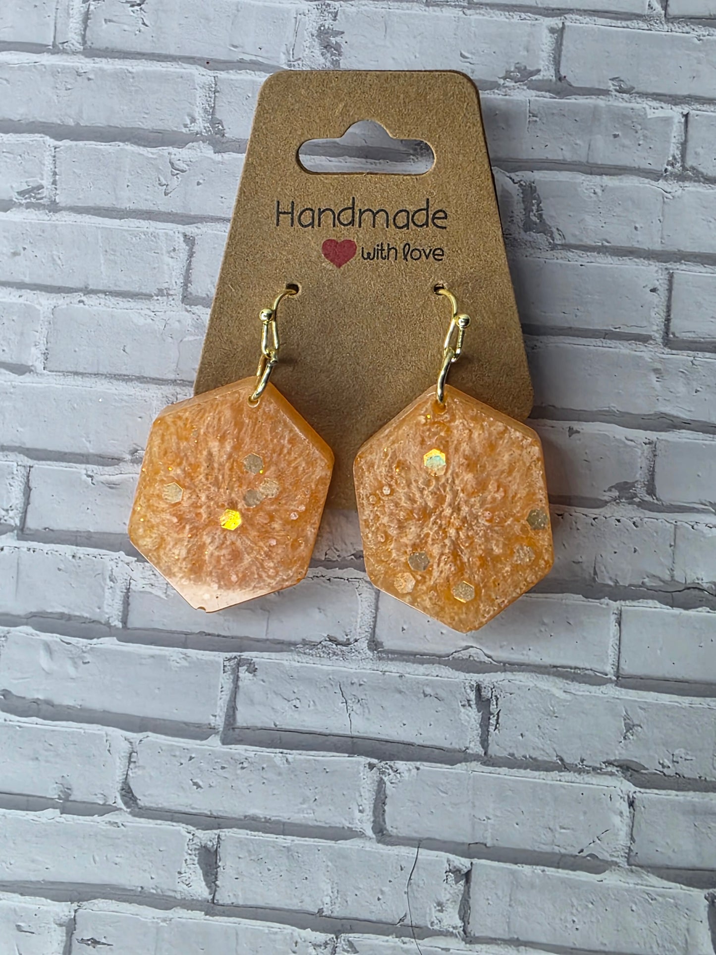 Resin Dangle Earrings