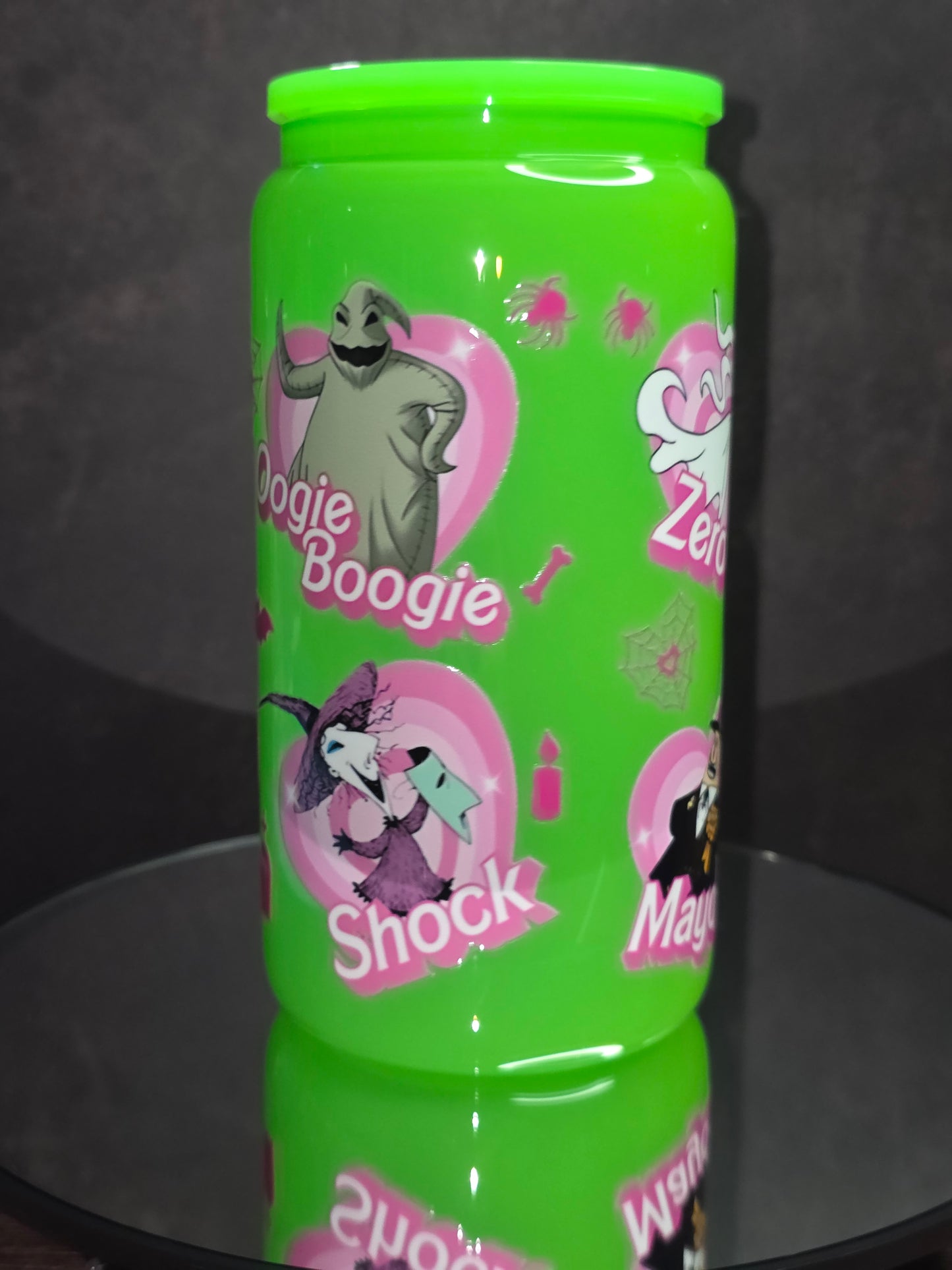 NEW ** 16oz Neon Colored Glass Tumblers