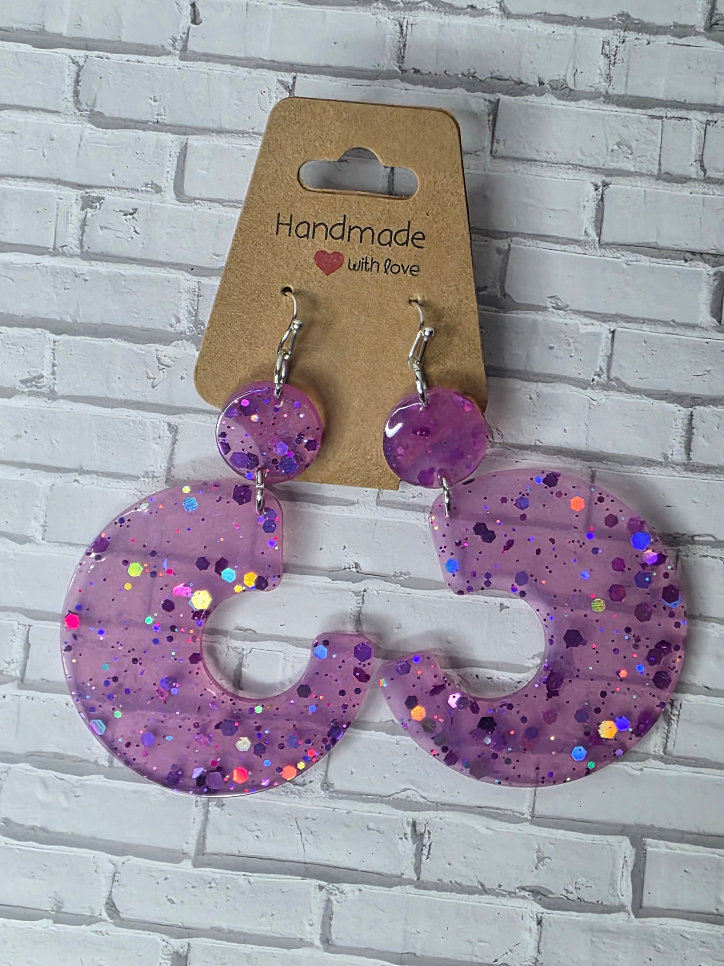 Resin Dangle Earrings