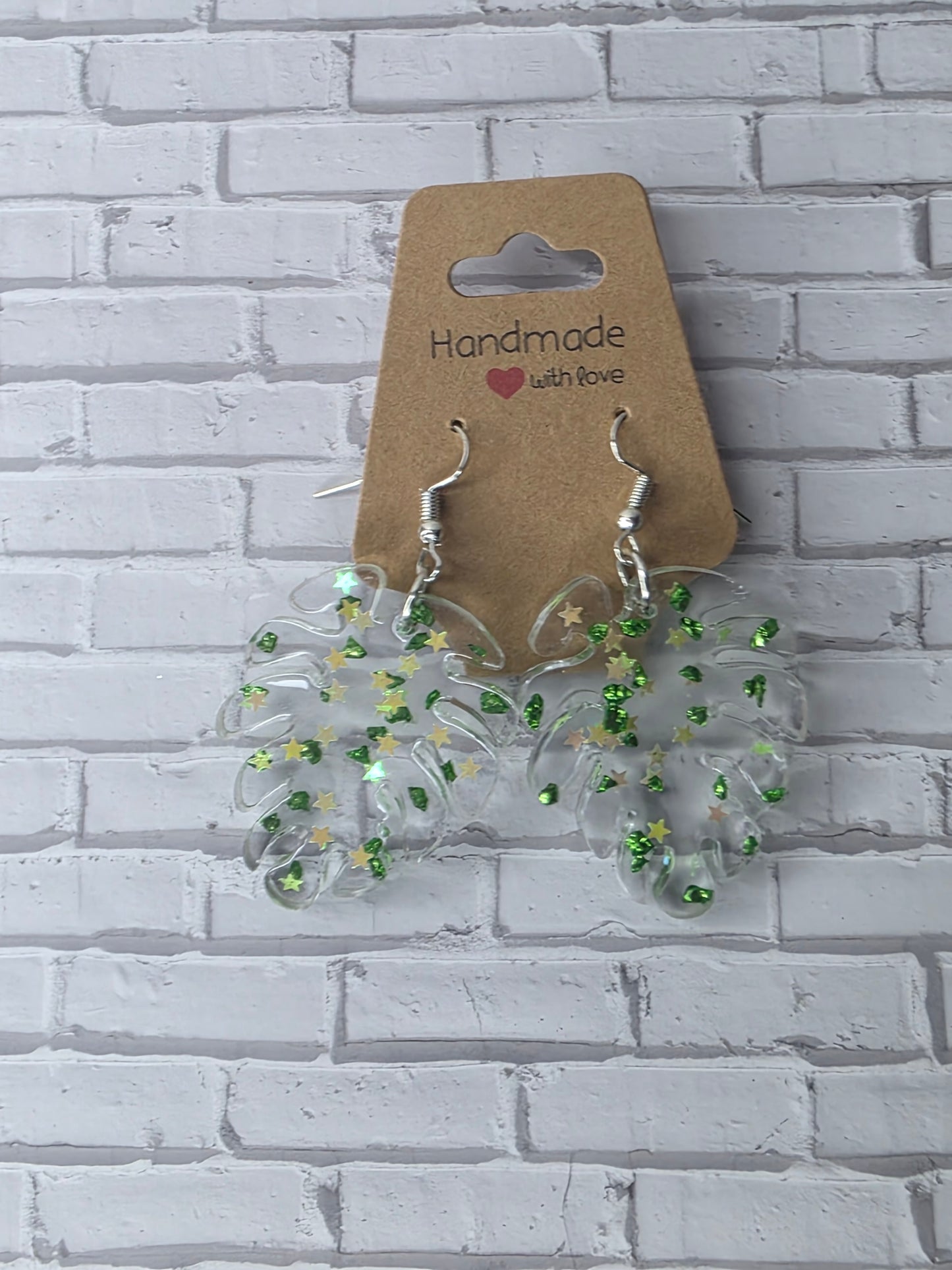 Resin Dangle Earrings
