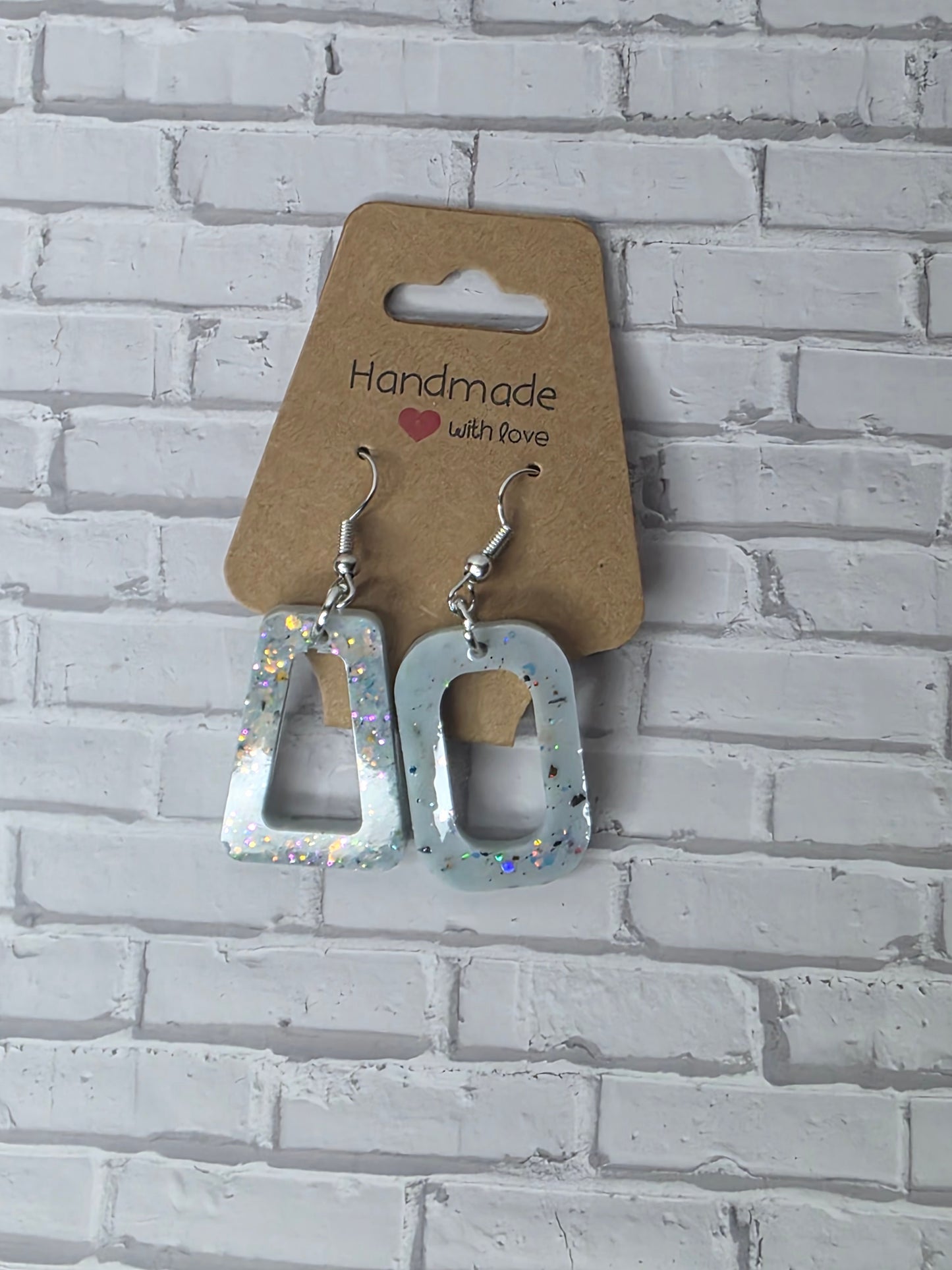 Resin Dangle Earrings