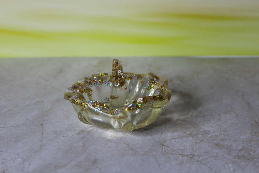 Resin Flower Jewelry Holder