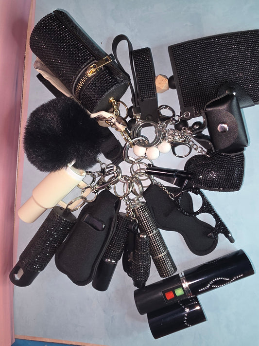 Safety Defense Keychain Sets