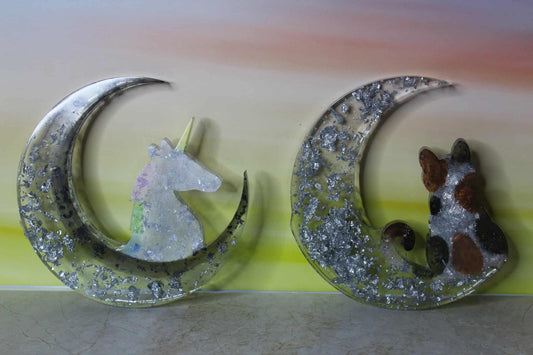 Resin Whimsical Moon