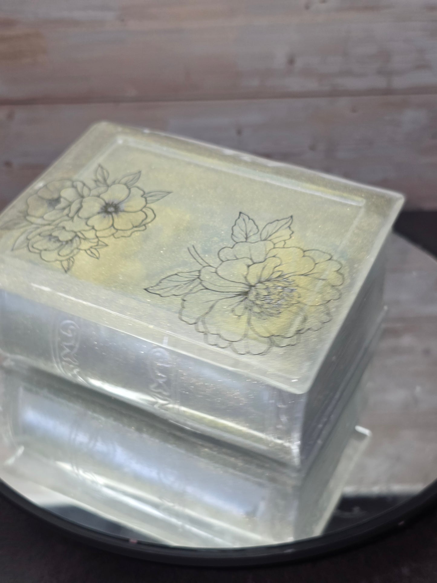 Resin Book with Candle