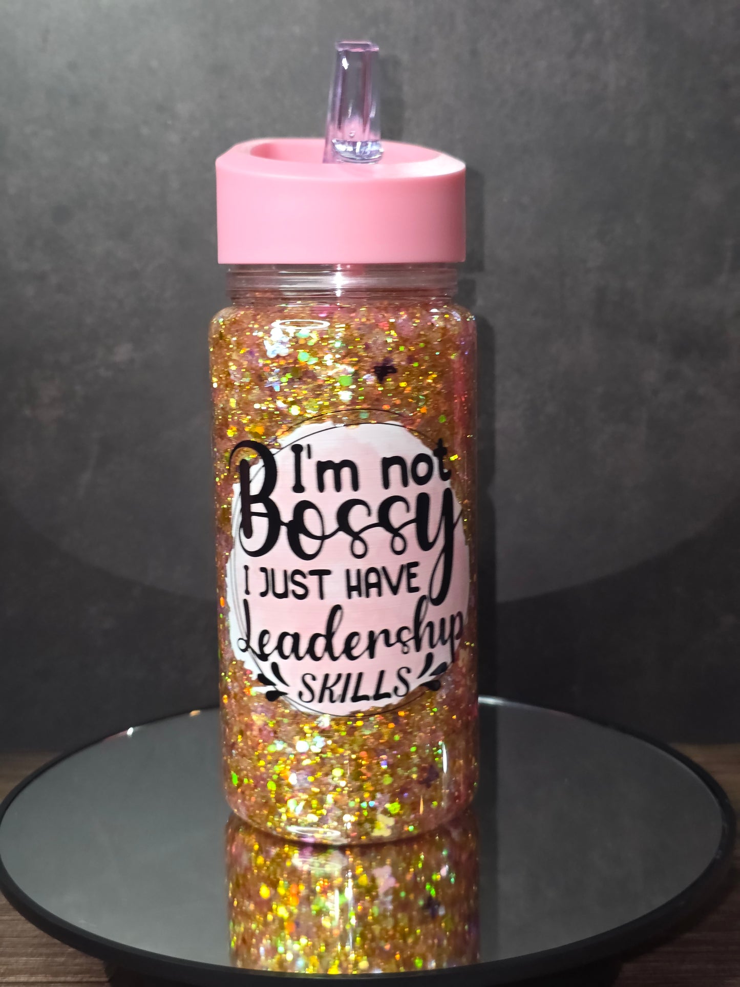 10 oz Plastic Snow Globe Tumbler for children