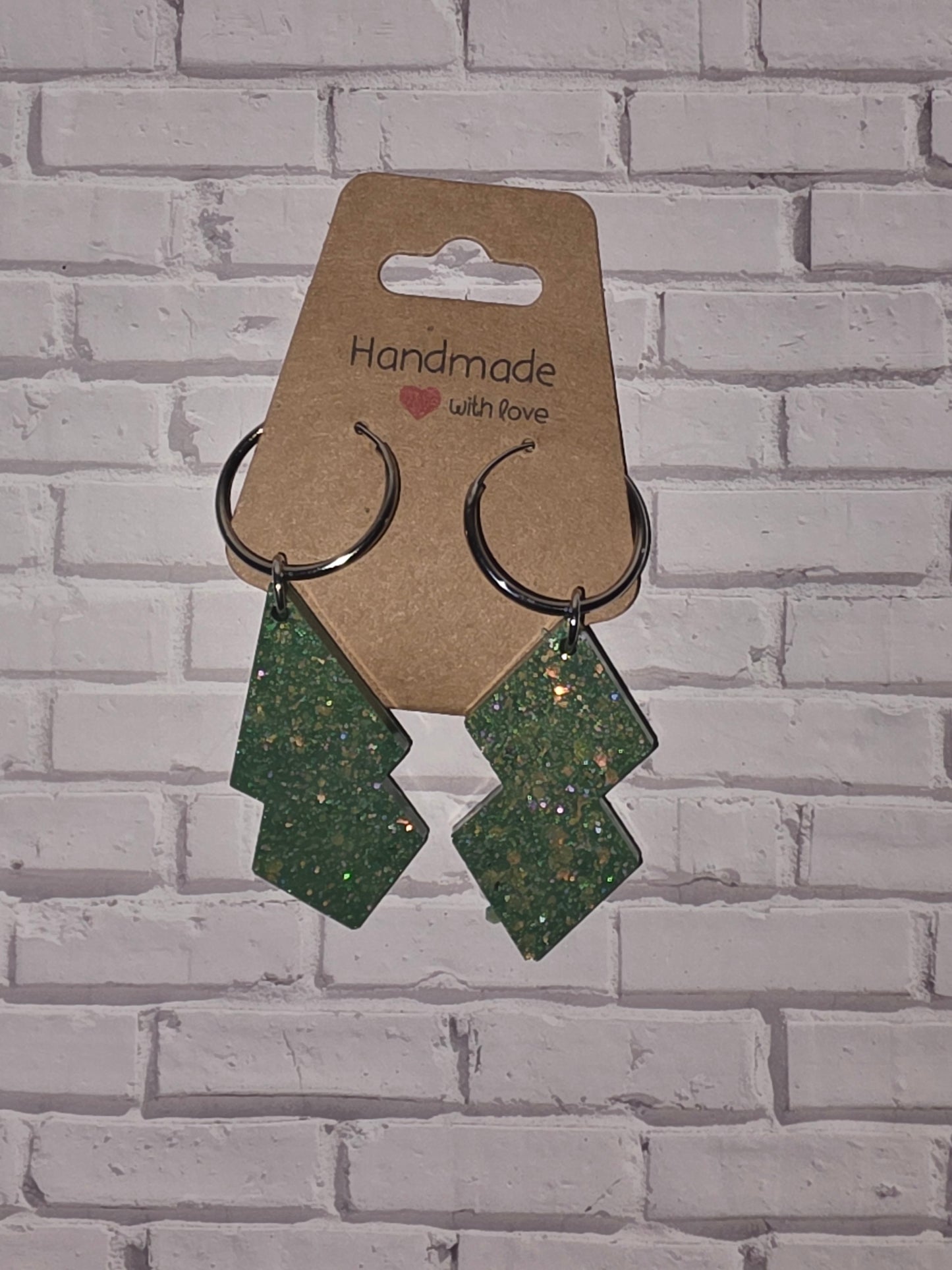 Resin Dangle Earrings