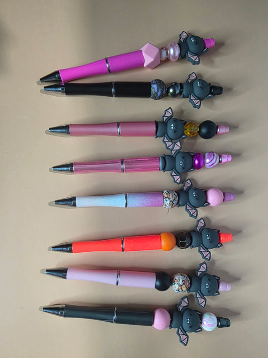 Halloween beadable pens