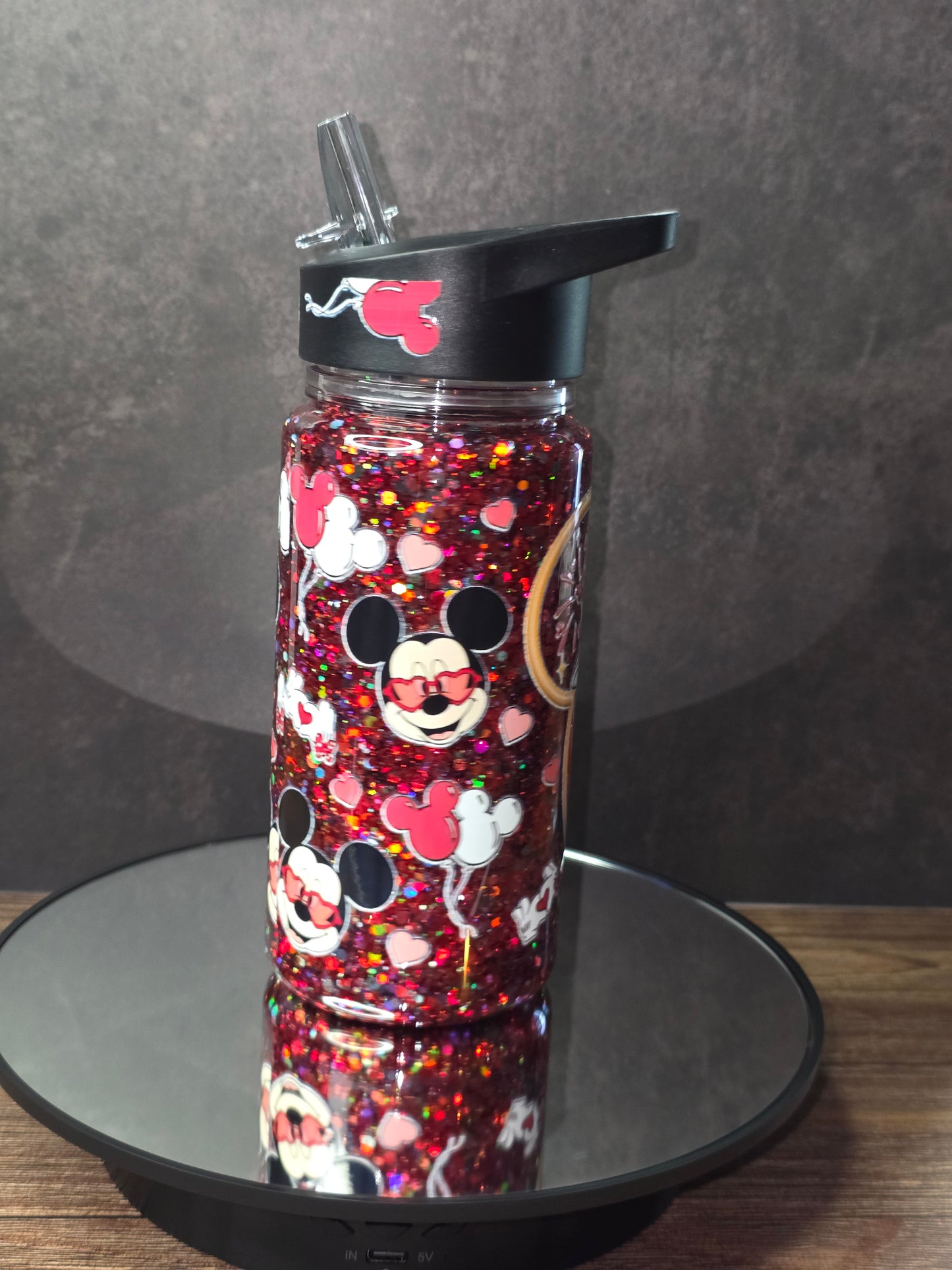10 oz Plastic Snow Globe Tumbler for children